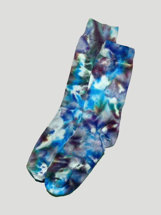 🥶Blue Crush Ice Dyed Socks🥶