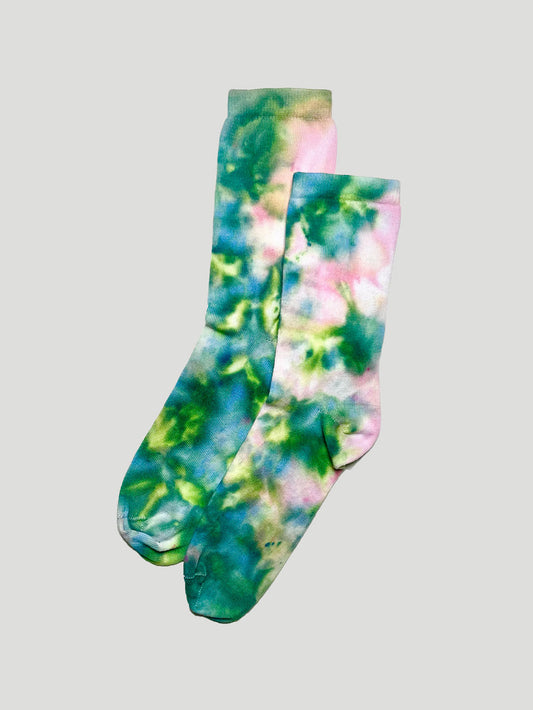 🌸Sakura Garden Ice Dyed Socks🌿